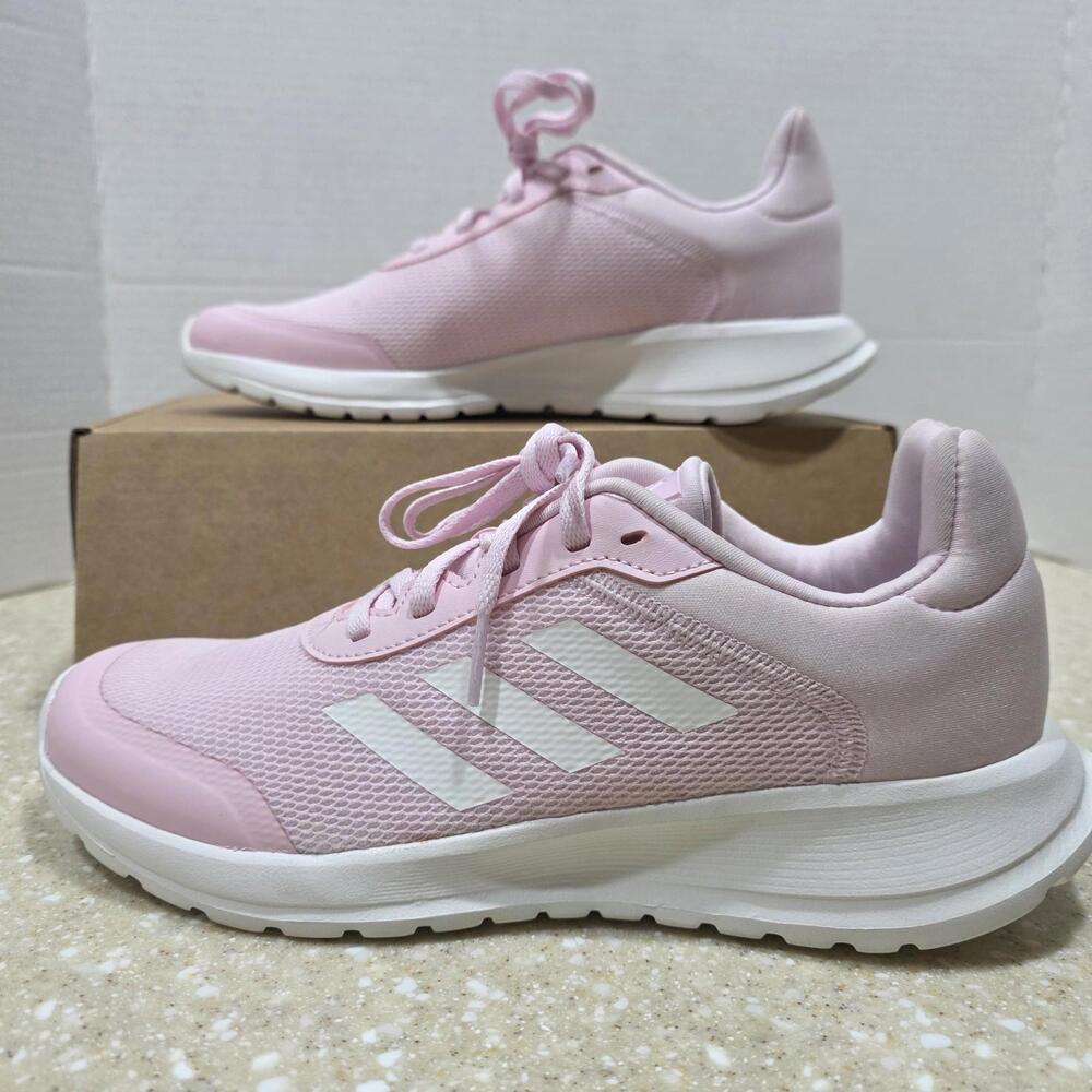 Adidas Tensaur Run 2.0 K GZ3428 Clear Pink/Cloud White Big Kids Size 7 NWOB